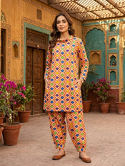2 Pcs Ladies Suit Des 123