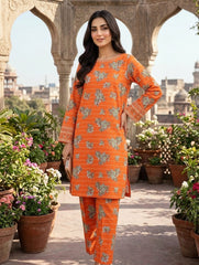 2 Pcs Ladies Suit Des 124