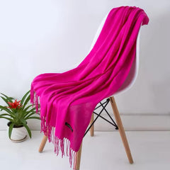 Ladies Shawl Winter Wool 03