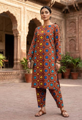 2 Pcs Ladies Suit  Des  138