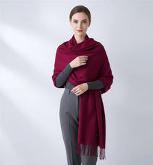 Ladies Shawl Winter Wool 38