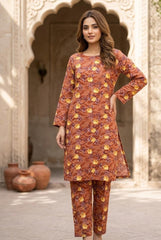 2 Pcs Ladies Suit  Des  155