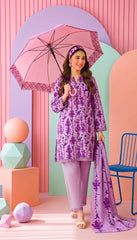 3 Pcs Lawn Unstitched Suit 09